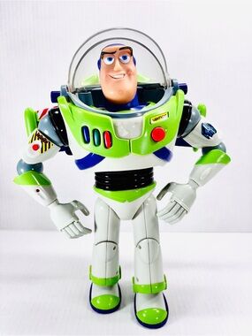 Buzz Lightyear Disney ThinkWay Pixar Toy Story 12” Action Figure Talking Toy